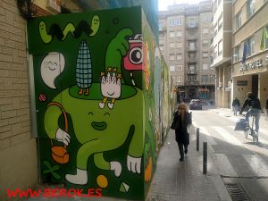 pintura mural Brosmind Barcelona